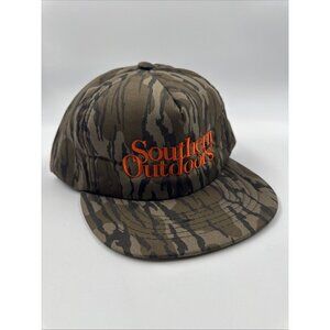 Vintage Southern Outdoors Cap Mens Camo‎ Foam Hat Snapback Realtree Hunting NEW